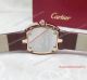 2017 Copy Cartier Baignoire Gold White Dial Diamond Bezel Spun silk Band 25mm Watch (8)_th.jpg